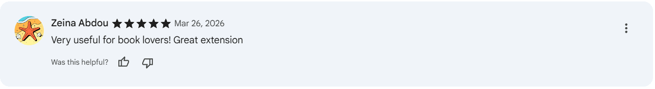 GoodLIB extension screenshot