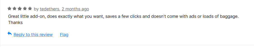 GoodLIB extension screenshot